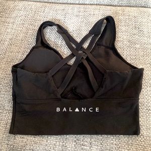 Balance Black Sports Bra
